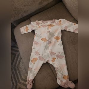baby girl bunny onesie
